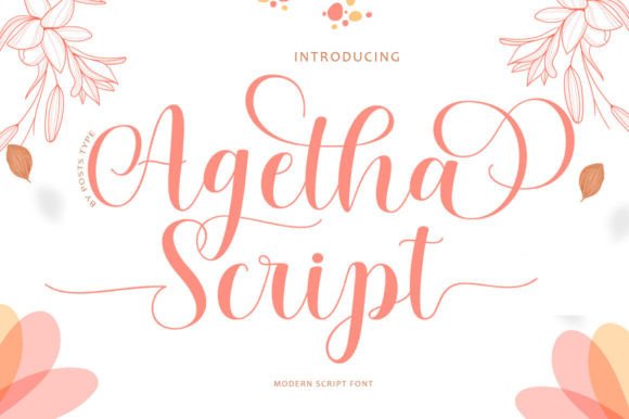 Agetha Script: A Dazzling Font That Elevates Design and Creativity
