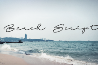Beach Script: A Vibrant Typographic Choice