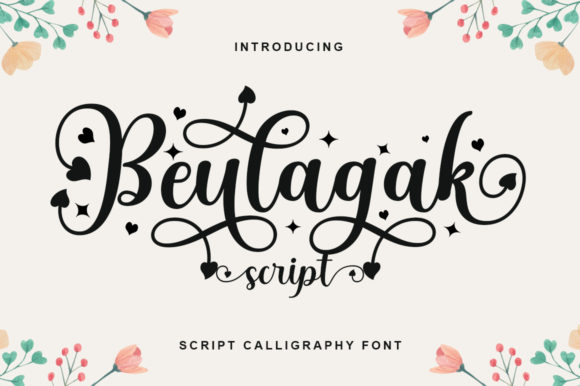 Beulagak Script: A Handwritten Font for Creative Projects