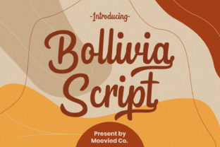 Bollivia Script: A Beautiful Handwritten Font for Creative Projects