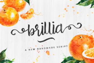 Brillia Script: A Handmade Script Typeface for Design Projects