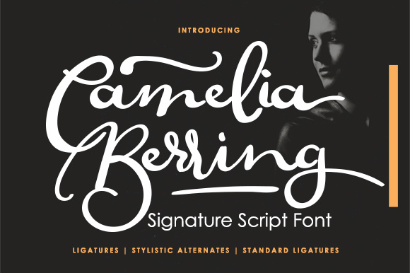 Camelia Berring Script: Elegant Hand-Lettering for Modern Design
