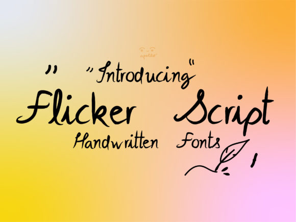 Flicker Script: A Delicate Touch for Modern Design Workflows