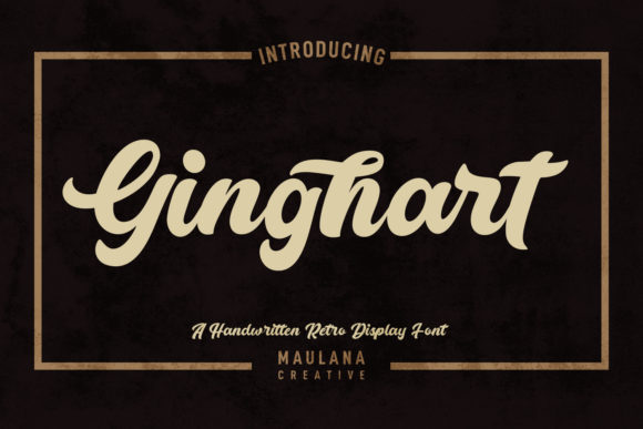 Ginghart Script: A Timeless Font for Modern Creativity