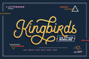 Introducing Kingbirds Script: A Fresh Take on Monoline Typography