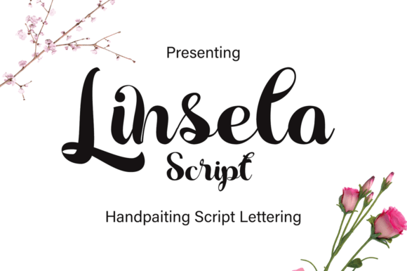 Linsela Script: A Handwritten Font for Creative Expression and Professional Design