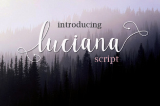 Luciana Script 2: A Modern Calligraphy Typeface for Creative Expression