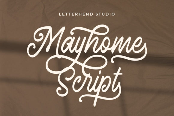 Mayhome Script: A Timeless Font for Modern Creativity