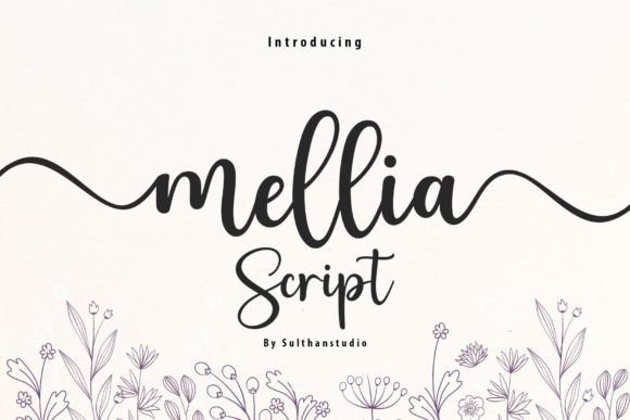 Mellia Script: A Modern Calligraphy Font for Design Excellence