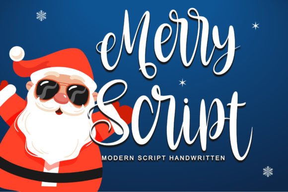 Merry Script Font for Festive and Professional Design