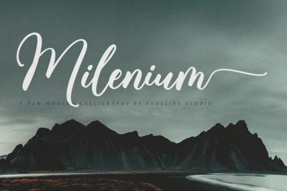 Milenium Script: A Dazzling Font for Creative Expression