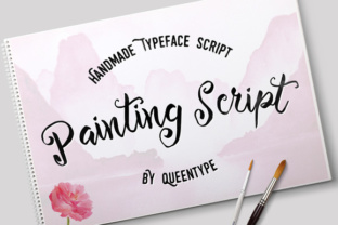 Painting Script: A Beautiful Handmade Brush Script with a Natural Look