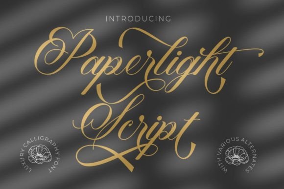 Paperlight Script: A Luxurious Handwritten Font for Modern Design
