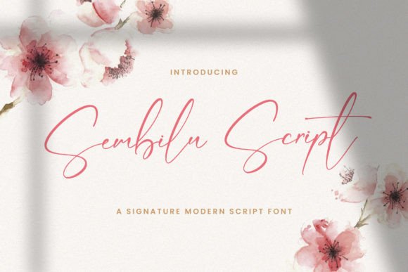 Sembilu Script: A Delicate and Elegant Handwritten Font