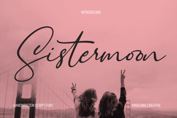Sistermoon Script: A Stylish Font for Creative Projects