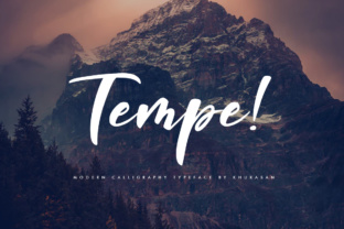 Tempe Script Font: A Modern Bold Script for Creative and Professional Use